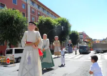 San Inazioko jaietan Erraldoiak dantzan