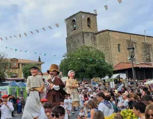 Gorlizeko jaietan Erraldoiak dantzan