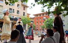 San Inazioko jaietan Erraldoiak dantzan