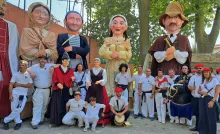 Kanboko jaietan Erraldoiak dantzan