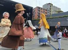 Bigarren eguna Portugaleten erraldoiak dantzan